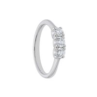 Ringe Babila Milano Dame Trilogy in Weißgold Diamante 0.50 Ct BBB13050B - BBB13050B